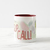 Tasse 2 Couleurs "C'est votre réveil téléphonique ! " (Centre)