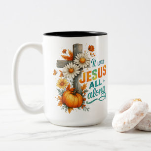 Tasse 2 Couleurs C'était Jésus...