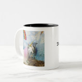Tasse 2 Couleurs Cette Réunion Sucre - Unicorn (Devant gauche)