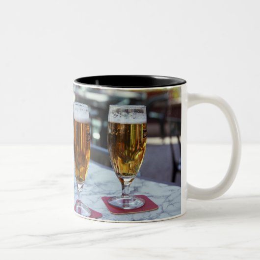 Tasse 2 Couleurs Chablis; deux bières cool à 42 degrés chauds été (Droit)