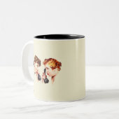 Tasse 2 Couleurs Chaîne de ragots (Devant gauche)