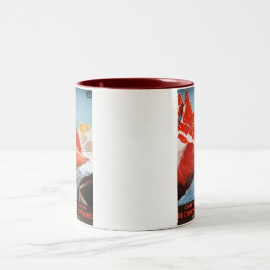 TASSE 2 COULEURS CHAMONIX MONTENVERS (Centre)