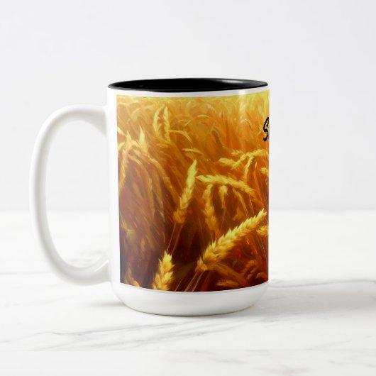 Tasse 2 Couleurs Champ de blé en été (Gauche)