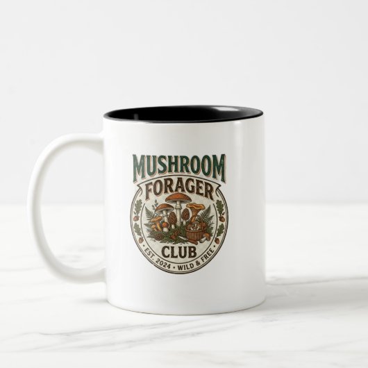 Tasse 2 Couleurs Champignon (Gauche)