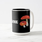 Tasse 2 Couleurs Champignons rouges (Devant droit)