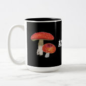 Tasse 2 Couleurs Champignons rouges (Gauche)