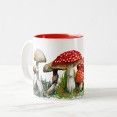 Tasse 2 Couleurs Champignons sauvages (Devant gauche)