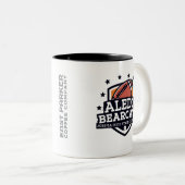 Tasse 2 Couleurs Champion "bouclier" - 11oz d'état du Bearcat 2018 (Devant droit)