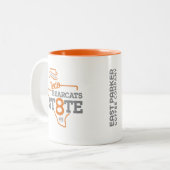 Tasse 2 Couleurs Champion "St8te" - 11oz d'état du Bearcat 2018 (Devant gauche)