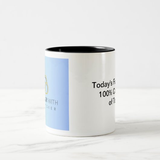 Tasse 2 Couleurs Chance de thé (Centre)