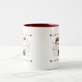 Tasse 2 Couleurs Chandails et cadeaux d'hiver (Centre)