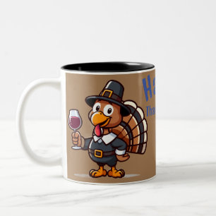 Tasse 2 Couleurs Changement de nom pour la fête d'Action de grâce