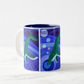 Tasse 2 Couleurs Chanson de Humpback (Devant gauche)