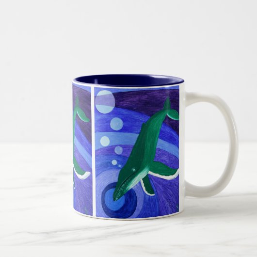 Tasse 2 Couleurs Chanson de Humpback (Droit)