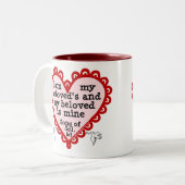 Tasse 2 Couleurs Chanson de Salomon 6:3 (Devant gauche)