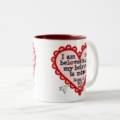 Tasse 2 Couleurs Chanson de Salomon 6:3 (Devant droit)