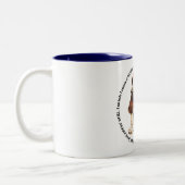 Tasse 2 Couleurs Chansonnette de Basset Hound (Gauche)