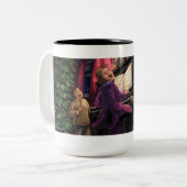 Tasse 2 Couleurs Chant de Noël le long (Devant gauche)