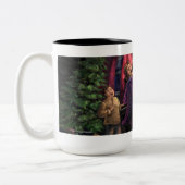 Tasse 2 Couleurs Chant de Noël le long (Gauche)