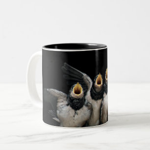 Tasse 2 Couleurs Chant d'hirondelle de grange