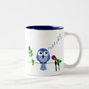 Tasse 2 Couleurs Chant d'oiseau