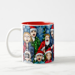 Tasse 2 Couleurs Chanter des Cantiques de Noël