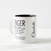 Tasse 2 Couleurs Chanteur (Devant gauche)
