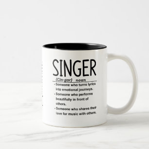 Tasse 2 Couleurs Chanteur