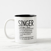 Tasse 2 Couleurs Chanteur (Gauche)