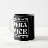Tasse 2 Couleurs Chanteur opéra vocal (Devant gauche)