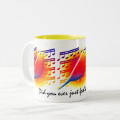 TASSE 2 COULEURS CHANTEZ, CHANTEZ, CHANTEZ (Devant gauche)