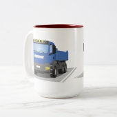 Tasse 2 Couleurs Chantiers bleus (Devant gauche)