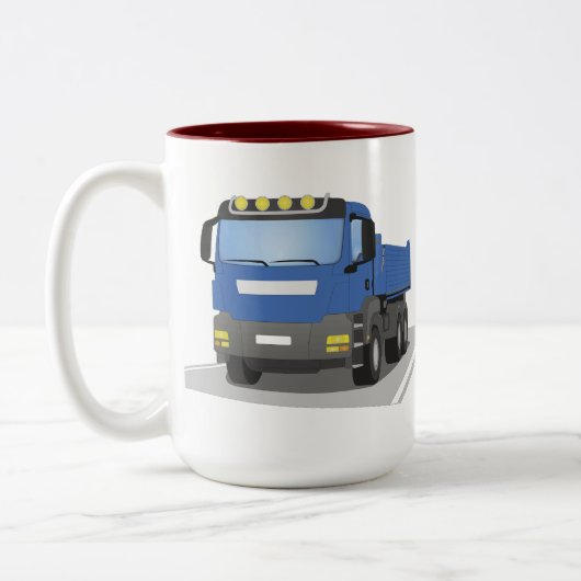 Tasse 2 Couleurs Chantiers bleus (Gauche)