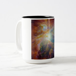 Tasse 2 Couleurs Chaos au coeur du composite Spitzer Hubble Orion