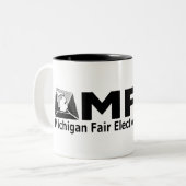 Tasse 2 Couleurs Chapeau MFEI (Devant gauche)