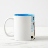 Tasse 2 Couleurs Chapelco Argentine pour skier (Gauche)
