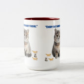 Tasse 2 Couleurs chaque chat est mon meilleur ami (Centre)