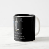 Tasse 2 Couleurs Chaque genou doit s'incliner (Devant droit)
