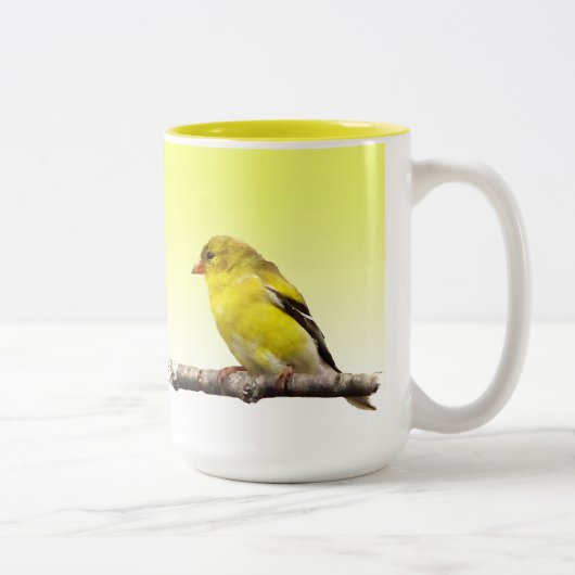 Tasse 2 Couleurs Chardonneret (Droit)