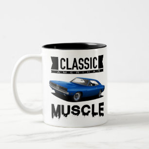 Tasse 2 Couleurs Chargeur bleu classique