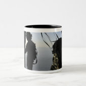 Tasse 2 Couleurs Chargeur de la Force aérienne américaine (Centre)