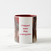 Tasse 2 Couleurs Charité de forêt tropicale de faune (Centre)