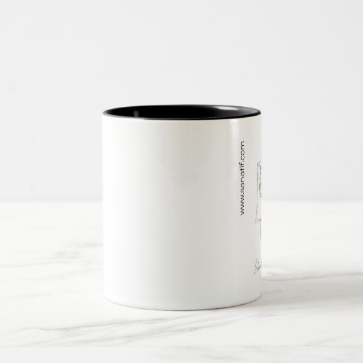 Tasse 2 Couleurs Charles Bukowski 1 (Centre)