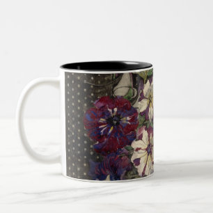 Tasse 2 Couleurs Charles Rennie Mackintosh - Petunias