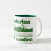 Tasse 2 Couleurs Charleston, Caroline du Sud (Devant droit)