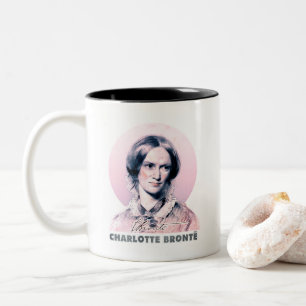 Tasse 2 Couleurs Charlotte Bronte rose Richmond Peinture Portrait