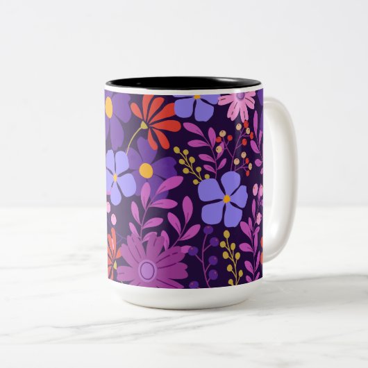 Tasse 2 Couleurs Charme tropical (Devant droit)