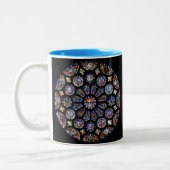 Tasse 2 Couleurs Chartres Rose Window (Gauche)