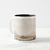 Tasse 2 Couleurs Chasse à kangourou (Devant gauche)