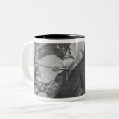 Tasse 2 Couleurs Chasse à verrat (Devant gauche)
